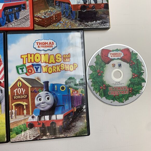 Thomas & Friends Train Lot of 10 DVDs Thomas and Friends Movie Holiday Christmas - Picture 5 of 7